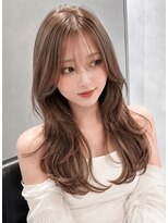 ディアー 生駒店(Dear) 【Dear】韓国風レイヤーロングヨシンモリ巻き小顔見え大人ヘア