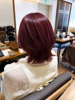 ヘアリゾート粋 新宿三丁目本店&nbsp;透明感/艶髪/ローズピンク/ミディアム/レイヤーカット