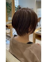 ヘアーズ 沖浜店(HAIRZ)&nbsp;《HAIRZ》渡内　透明感ベージュくびれショート