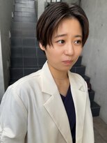 スノッブエモア(SNOB emoi)&nbsp;前髪長め×丸みシルエットのハンサムショート