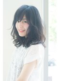 【aL-ter LieN】黒髪でも☆フンワリやわらかミディアム　TAKU