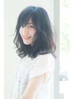 アルターリアン(aL ter LieN)&nbsp;【aL-ter LieN】黒髪でも☆フンワリやわらかミディアム　TAKU