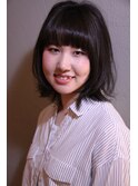 ★アディクシーカラー×伸ばしかけミディアムレイヤーボブ☆