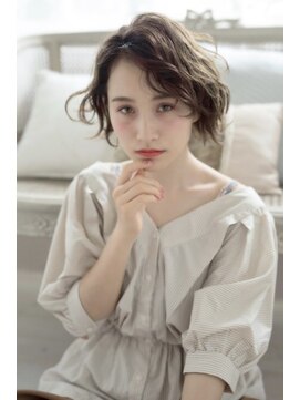 リンダバイネオリーブ 白楽店(Linda by neolive) 耳掛けとウエーブで美人ボブ