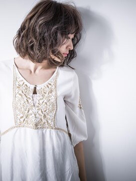 カバーヘア ブリス 大宮西口(COVER HAIR bliss) インナーカラーxダブルバングの大人ボブs大宮/20代/30代/40代!