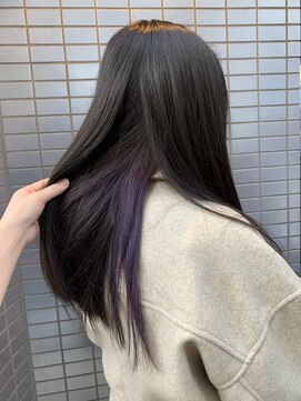 ルナ 大船店(LUNA) インナーカラー×パープル【ルナ大船店】