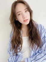 ケーツー エソラ池袋店(K-two)&nbsp;アッシュベージュ/小顔ラフウェーブ［髪質改善/池袋&目白&大塚］