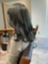 ネイヴィル オモテサンドウ(navile omotesando) ブリーチ無しオリーブグレージュ