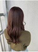 ツヤ髪/ピンクベージュ/透明感カラー