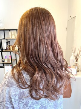 リベルテ 岡崎店(Liberte) ブリーチなし!ピンクベージュ