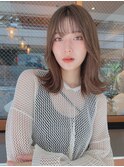韓国くびれヘア/毛先ワンカール