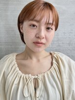 レジュアル(RESSUAL) 秋色くすみベージュ耳かけボブ