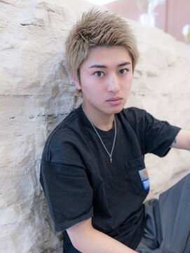 ハバナ 渋谷(HAVANA) 20代メンズ/波巻き/刈り上げ/束感ショート/ハイライト