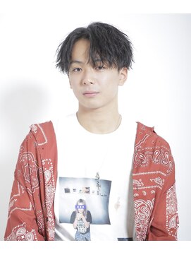 ハッシュタグネイビ- 仙台長町店(#NAVY) ラフ波打ちセンターパート メンズカット 仙台/太白区/長町