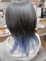 プレッソヘアー Presso hair&nbsp;ブルー系インナーカラー