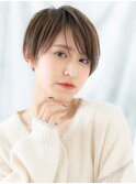 斜めバング大人かっこいい小顔束感ショートn古河20代30代40代