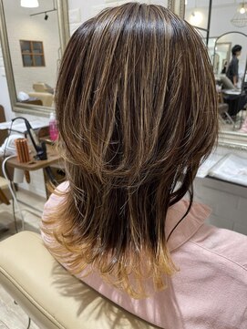 リジェールビューティガーデン(REJOUIR BEAUTY GARDEN) 白髪ぼかしハイライト