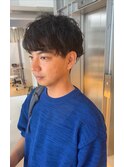ナチュラルマッシュ×パーマ