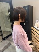 切りっぱなしボブ