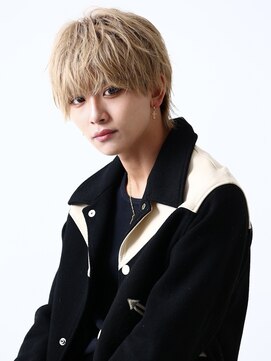 アクシー ヘアーアンドメイク(AXY HAIR&MAKE) 縦落ちウルフパーマ／ウザバング波ウェーブツイストパーマメンズ