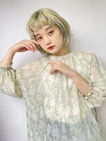 ヴェイン 渋谷(vain)&nbsp;ボブレイヤー　寒色デザインカラー