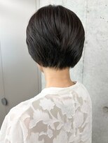 モリオ(morio)&nbsp;＊大人女子上品可愛い重め黒髪マッシュショートボブ30代40代2