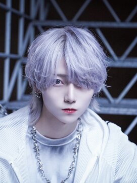 ポプルス(popls) ウルフカット/マッシュウルフ/ホワイトカラー/メンズウルフ