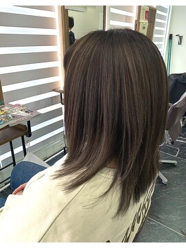 ラポールヘア イオン東長崎店 白髪ぼかしハイライト