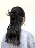 カチモリハーフアップ