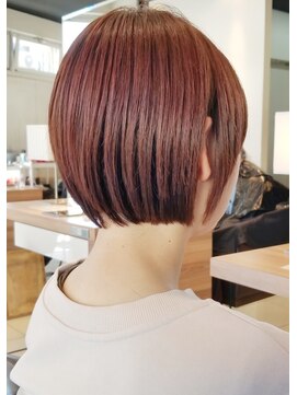 フロア(FLOOR) #アプリコットボブ#白髪ぼかし#金沢文庫FLOOR八木