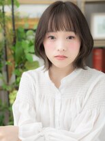 カバーヘア ブリス 志木南口駅前店(COVER HAIR bliss)&nbsp;アッシュグレージュ裾カラー小顔外ハネボブTc1志木20代30代40代