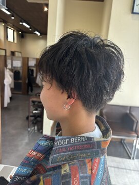 ルシードスタイルアイフラット(LUCIDO STYLE I-FLAT) 刈り上げショート/パーマ