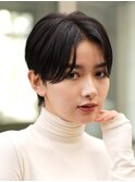 表参道白髪ぼかし髪質改善カラーウルフショートボブ40代50代60代