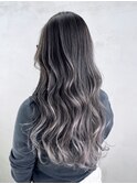 韓国ヘアロング美髪おくれ毛顔周りレイヤー_ba545431