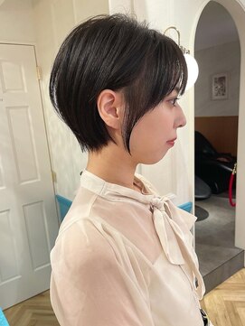 ロンドソレイユ 池袋(Lond soleil) グランマッシュ/オリーブグレー/ショート/ヘイリーボブ/前髪