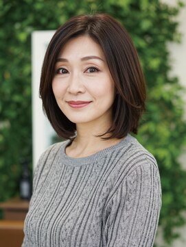 アイスタイル 戸坂店(I STYLE) 50代にオススメ★品格引き立つ大人のレイヤーボブ