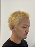 金髪坊主【鈴鹿/四日市/津/メンズ/フェード/ニュアンスパーマ】