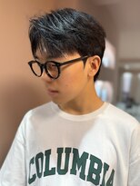 ルク(LUC)&nbsp;韓国ショートヘア　曲がる縮毛矯正 ダウンパーマ 名駅メンズ