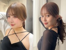 癖が強い顔周りの髪の毛をしっかり伸ばし、ナチュラルで扱いすい前髪に♪毎日が楽になる前髪矯正が大人気！