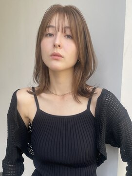 トルネード(TORNADO) 面長 ミディアムレイヤー オリーブブラウン M20251017