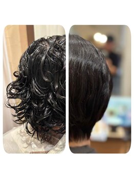 ヴィサージュロカ(VISAGE Loca)の写真/40代以降のエイジング毛特有のクセに対応!ダメージを抑えるノンアルカリ矯正