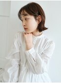 ショートボブ/ショートヘア/小顔/顔まわりカット/外はねボブ