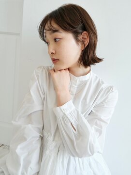 トリッカ 銀座(tricca) ショートボブ/ショートヘア/小顔/顔まわりカット/外はねボブ