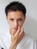 クオリス 上福岡店(QUALIS)&nbsp;ツーブロック×ソフトモヒカン◎清潔感ショートナチュラルカラー