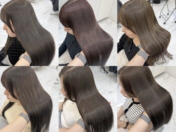 アイユー(ii+U)の写真/髪質改善TRで美髪へ導く♪【パサつき・絡まりが気になる方に◎】ii+U式髪質改善TR+カット+艶TR