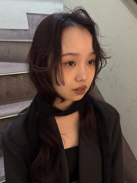 ネアー 新潟(NEER) アプリコットオレンジ/くびれヘア/ウェーブショート［新潟］