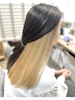 ラウラアンドロー(LAURA&RO)&nbsp;ミルクティーベージュダブルカラーインナーカラーケアブリーチ