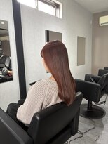 ブレイク 袋井店(BREK) ピンクブラウン/ブリーチ無しカラー