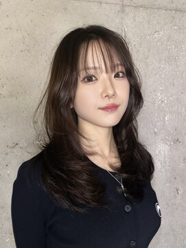 シェノン 近鉄奈良店(CHAINON) 韓国風くびれレイヤー×透け前髪｜奈良レイヤーカット