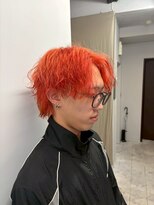 ショウアミュゼ(Show Amuser) ハイトーンパーマ、オレンジカラー